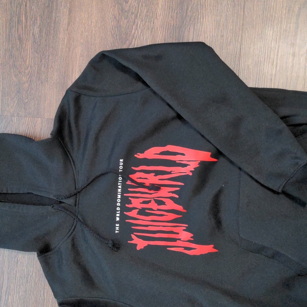 Juice Wrld Mens Size Small The Wrld Domination Tour Black Hoodie